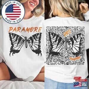 Paramore Music Shirt 2 Side Retro American Tour  T-Shirt 2 Sided